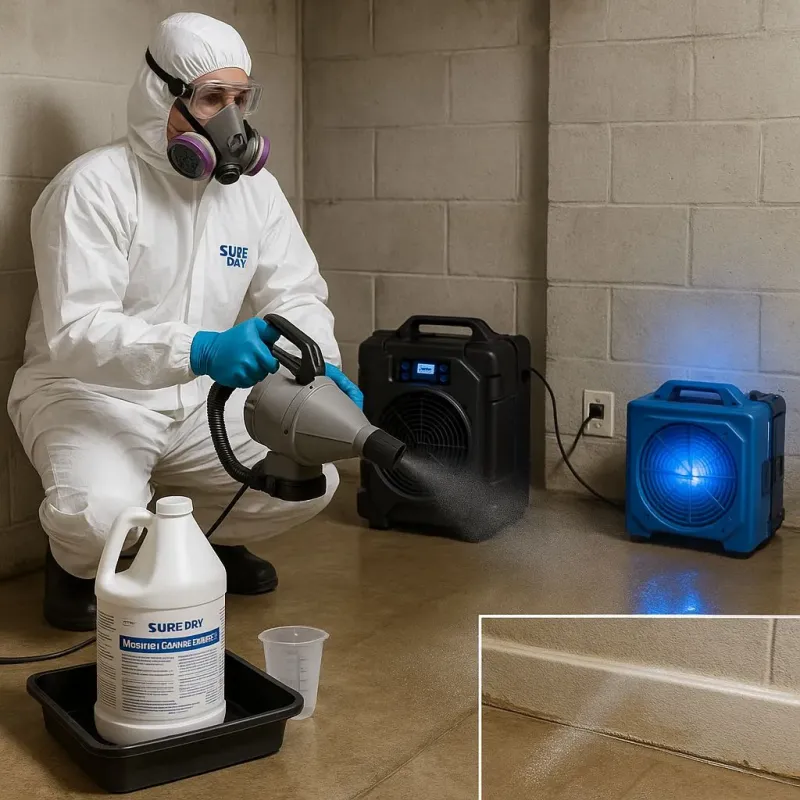 Sanitization and Odor Removal process in Woodsfield, OH